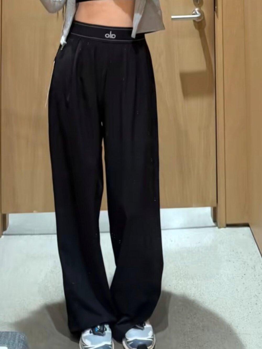 ALO Yoga Suit Up Trouser Black Relaxed Fit, Brand New Regular 30"✨💗